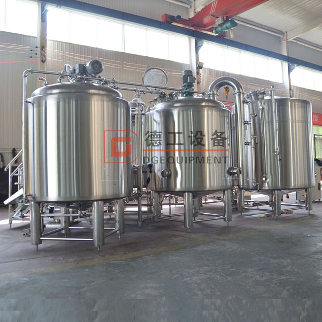 Ipari sörfőző rendszer 2000L sörkészlet 3 tartályfőző