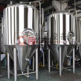 10 BBL rozsdamentes acél izobárdzás burkolatú fermentor / egységtartály / fermentációs tartály eladó