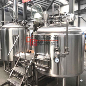 1000L Komplett rozsdamentes acélszigetelt félig automatikus kereskedelmi bár / személyes sörgyár használt sörfőző rendszer